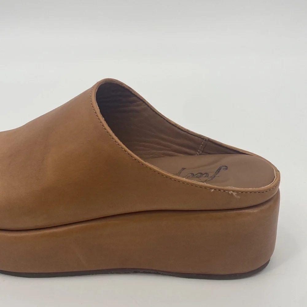 FREE PEOPLE Morgan Mules Leather Clog Platform - Picture 8 of 16